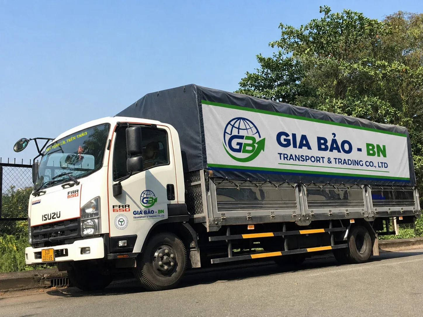 Xe tải 5 tấn thùng mui bạt Gia Bảo - BN
